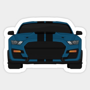 Shelby GT500 2020 Performance-Blue + Black Stripes Sticker